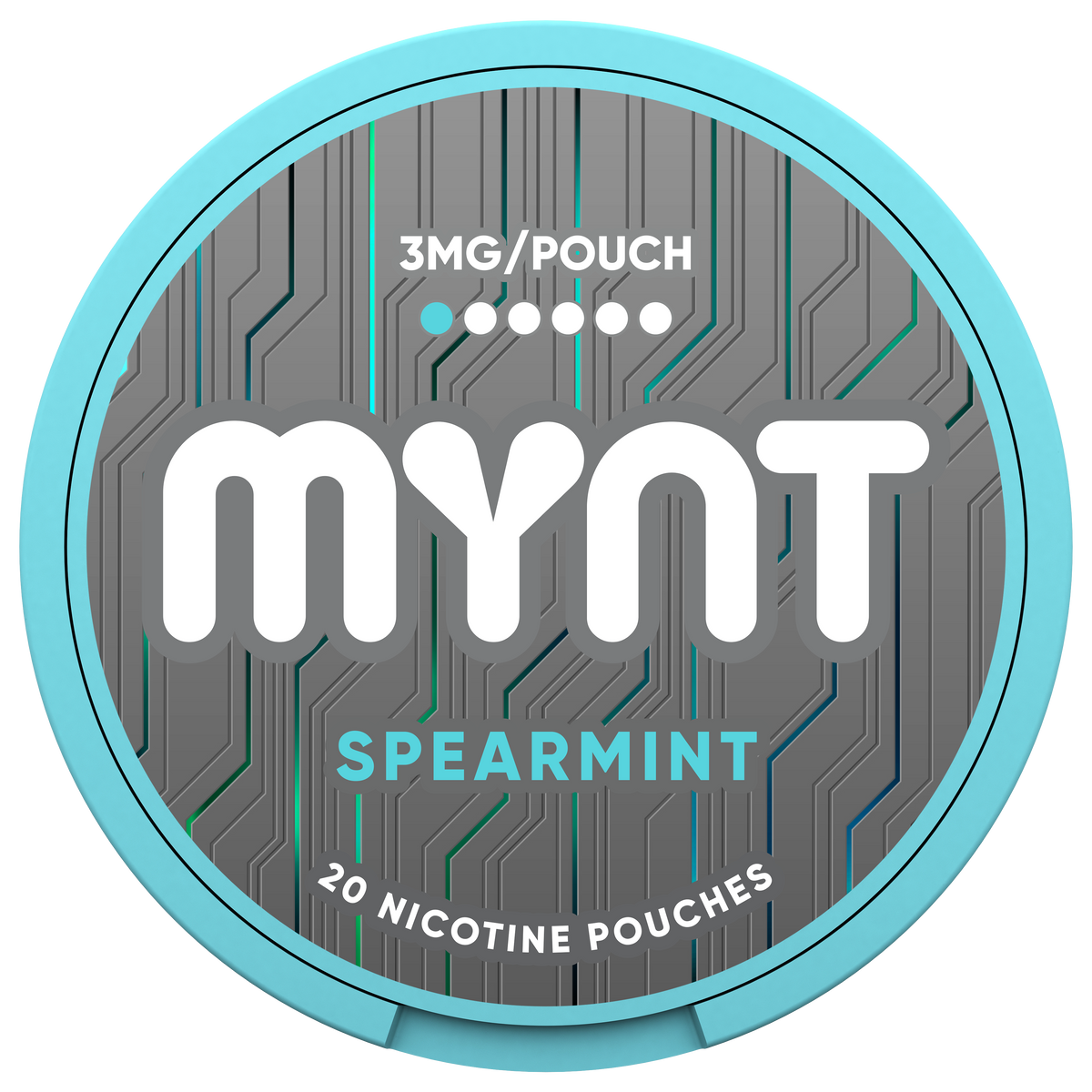 MYNT Spearmint Pouches, 3MG