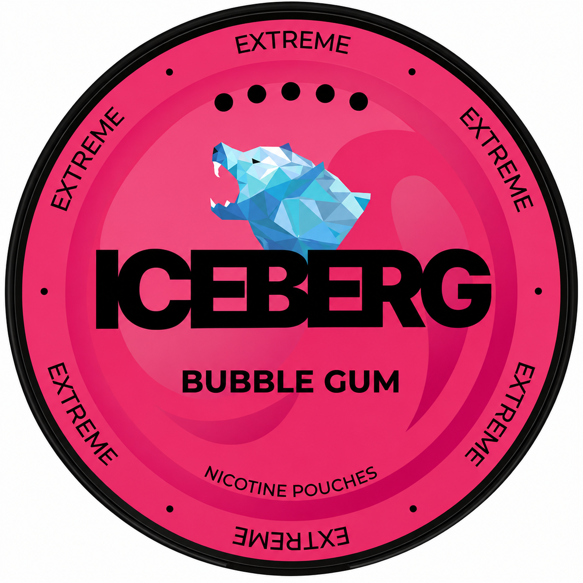 Iceberg Extreme Bubblegum 40mg (50mg/g) Nicotine Pouches