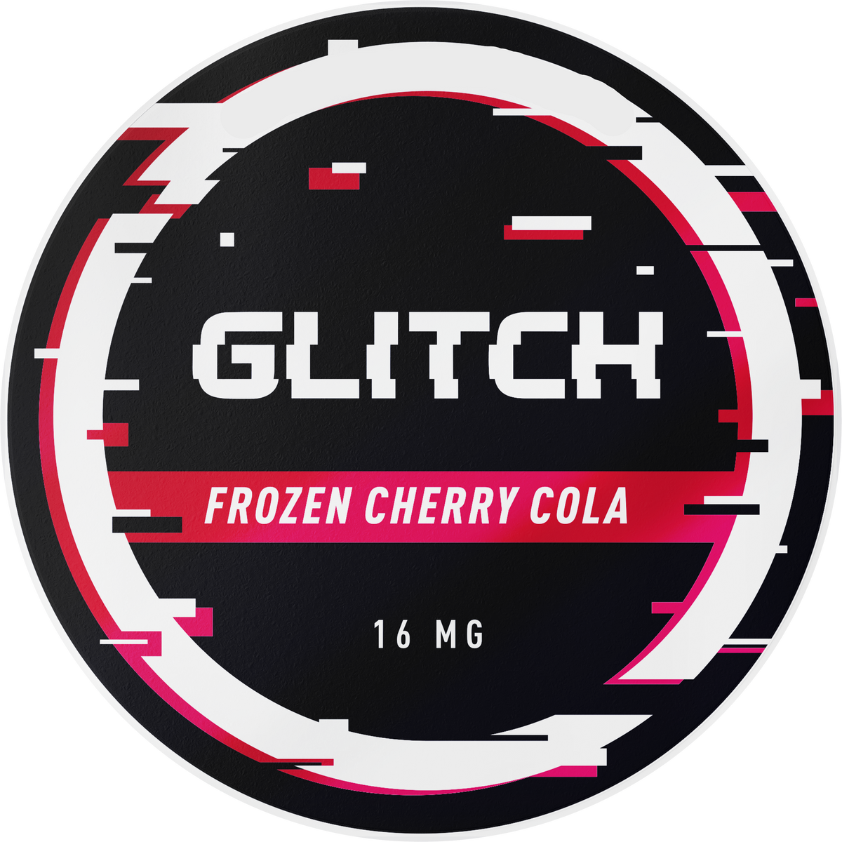 Glitch nicotine pouches in Frozen Cherry Cola