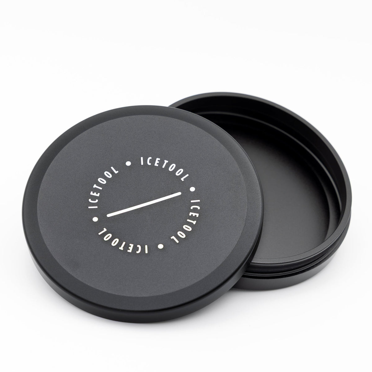 Icetool Slim Can Black Nicotine Pouches Refill Tin Open View