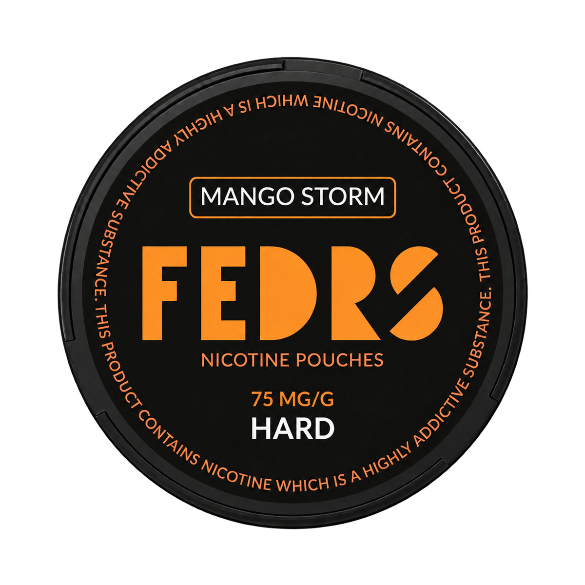FEDRS Black Mango Storm Hard 75MG Nicotine Pouches