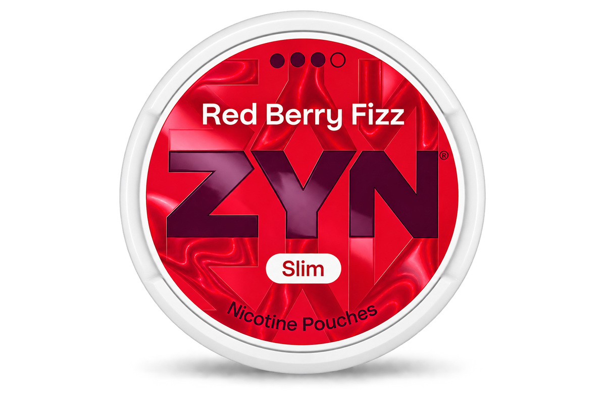 ZYN Red Berry Fizz Slim 9MG Nicotine Pouches