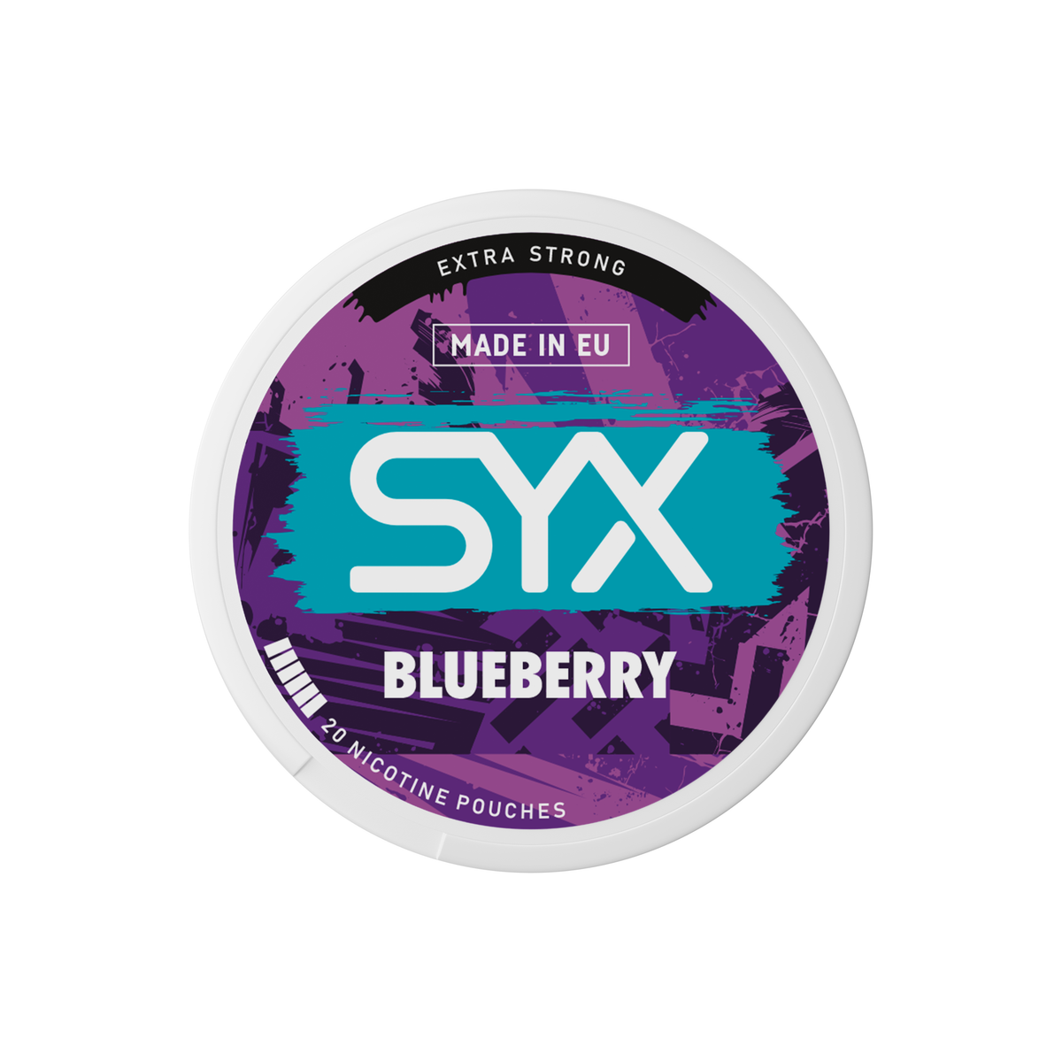 SYX Blueberry Extra Strong 20MG Nicotine Pouches