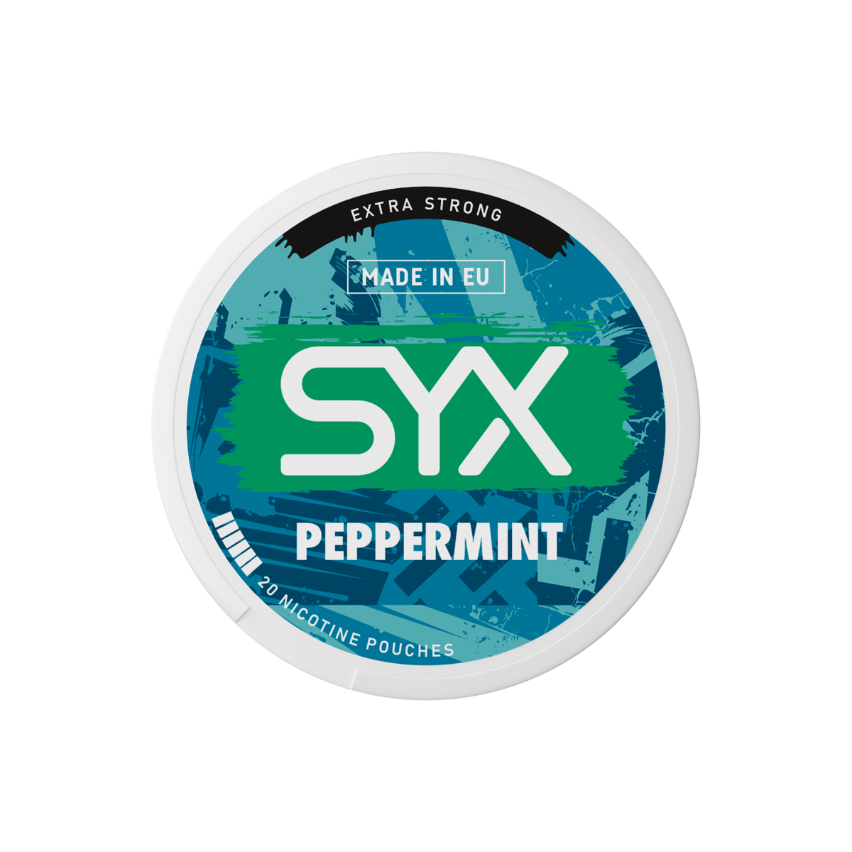 SYX Peppermint Extra Strong 20MG Nicotine Pouches