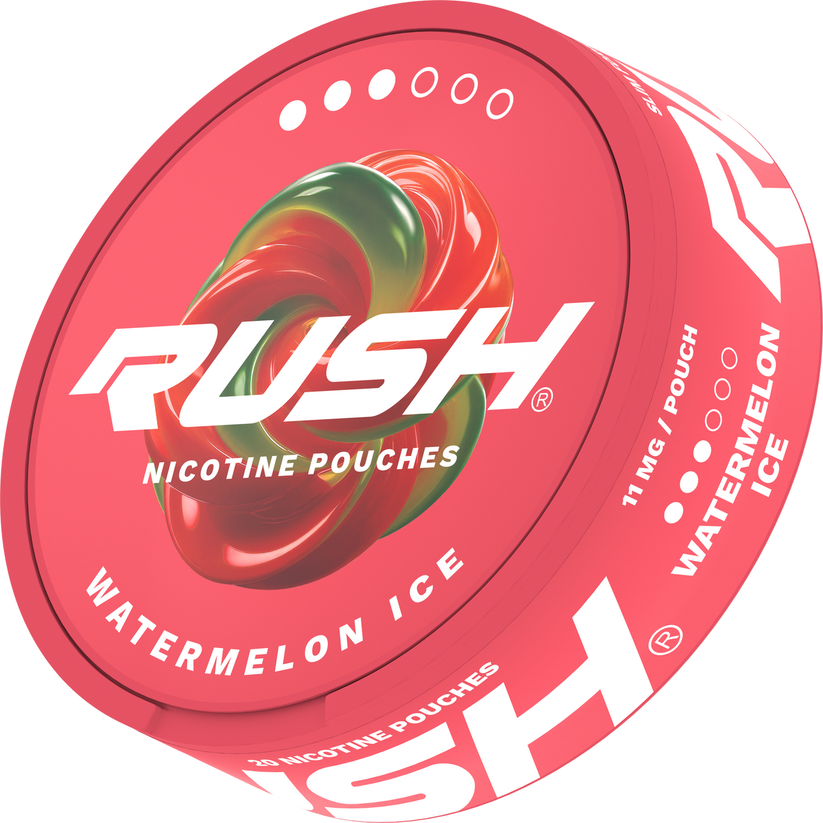 RUSH PRO Watermelon Ice 11MG Nicotine Pouches