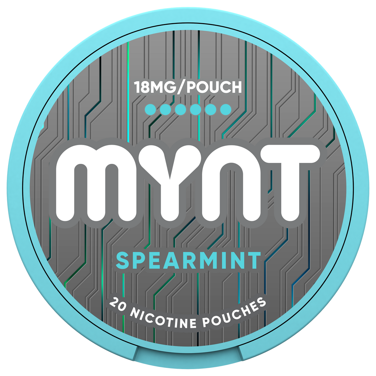 MYNT Spearmint Pouches, 18MG