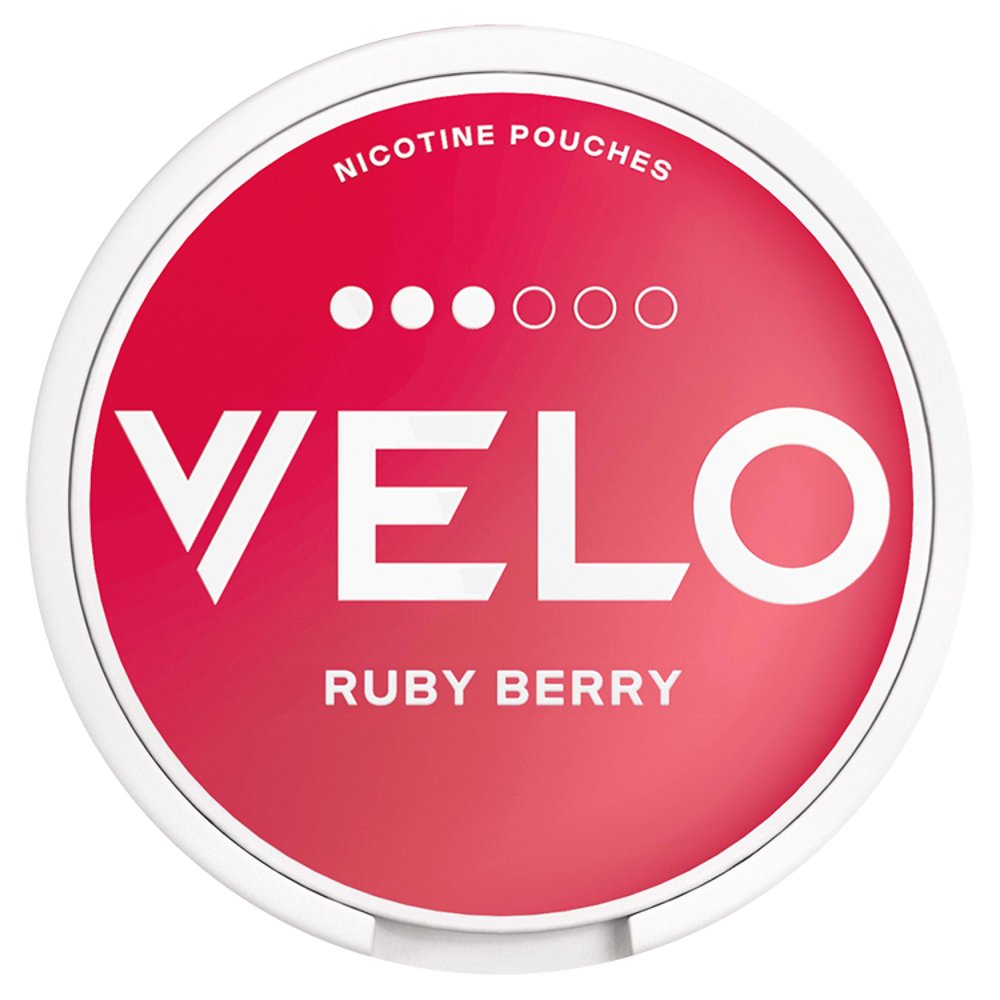 Velo Ruby Berry 10mg Nicotine Pouches