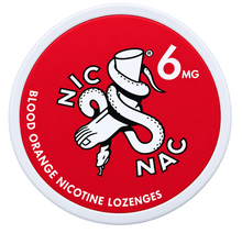 Nic Nac Blood Orange 6MG Nicotine Lozenges