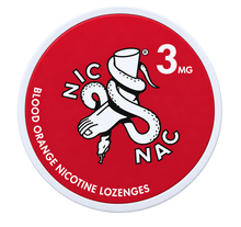 Nic Nac Blood Orange 3MG Nicotine Lozenges