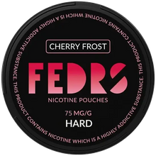 FEDRS Black Cherry Frost Hard 75MG Nicotine Pouches