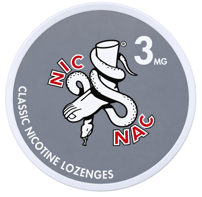 Nic Nac Classic 3MG Nicotine Lozenges