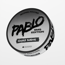Pablo Cold Mint 6MG Edition Nicotine Pouches Side View.