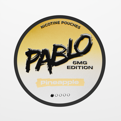 Pablo Pineapple 6MG Edition Nicotine Pouches Front View