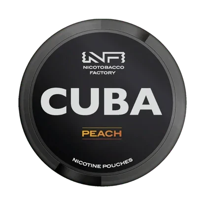 Cuba Black Peach Nicotine Pouches