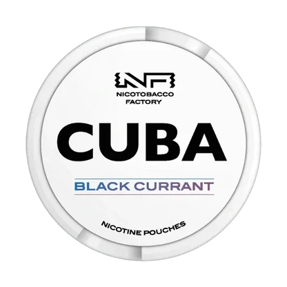 Cuba White Blackcurrant Nicotine Pouches
