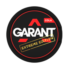 GARANT EXTREME Cola 25MG (50MG/G) tobacco free nicotine pouches, 27 per can.