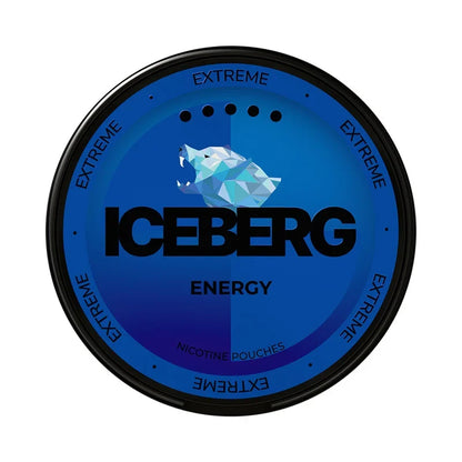 Iceberg Mini Energy Mango Nicotine Pouches Top View