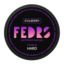 FEDRS Black Evilberry Hard 75MG Nicotine Pouches