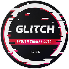 Glitch nicotine pouches in Frozen Cherry Cola