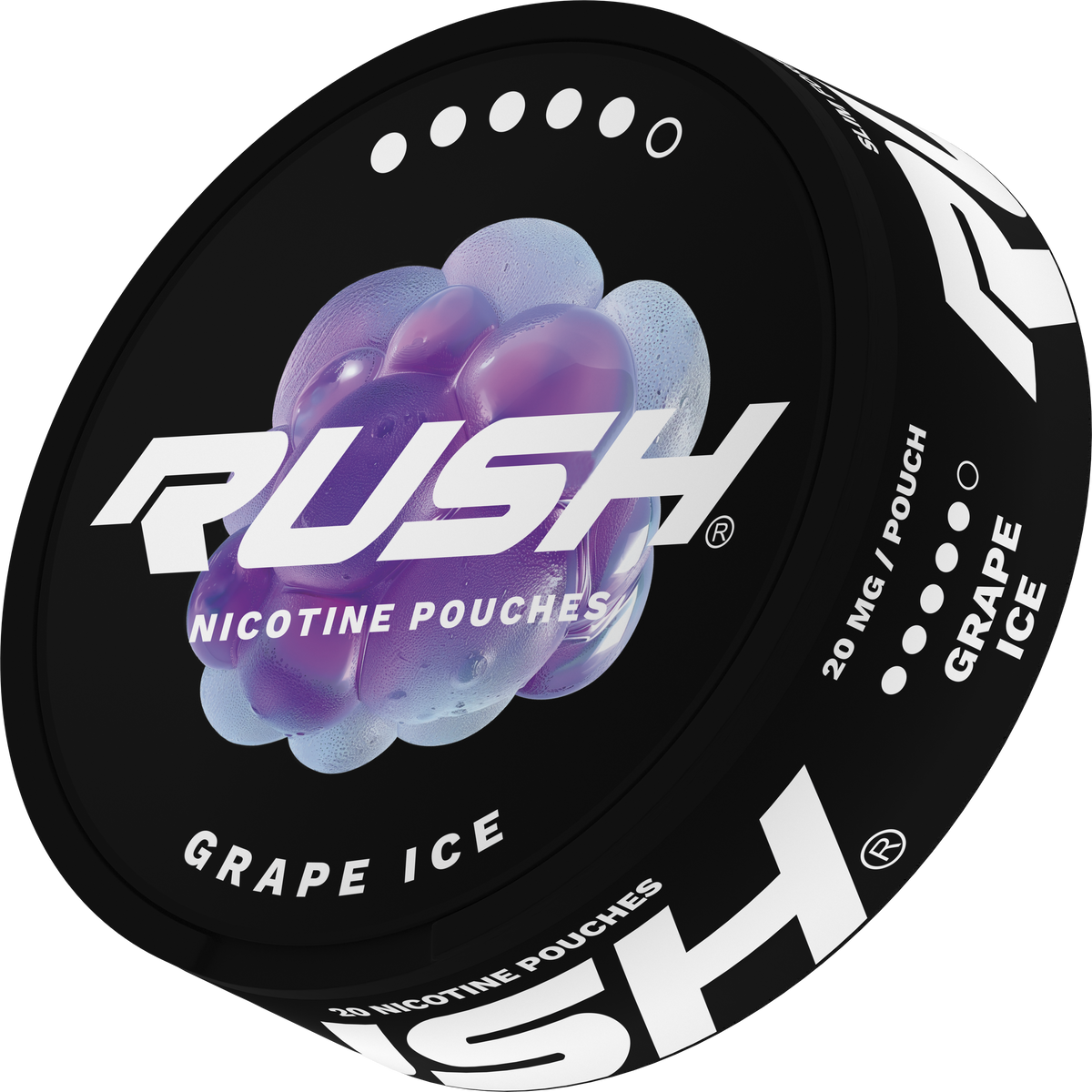 RUSH EXTREME Grape Ice 20MG Nicotine Pouches