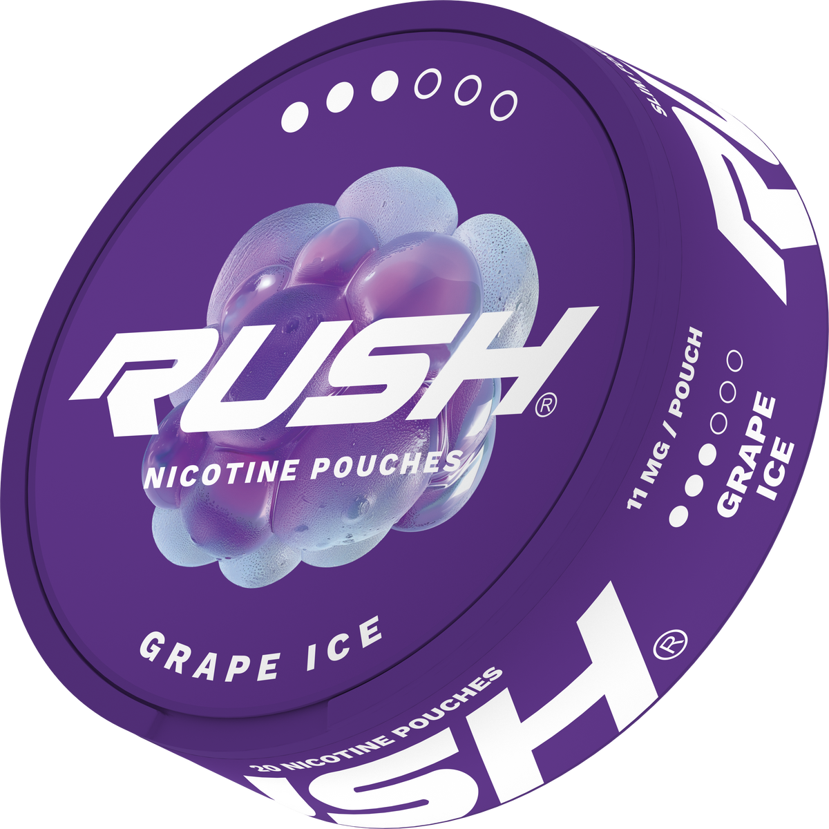 RUSH PRO Grape Ice 11MG Nicotine Pouches