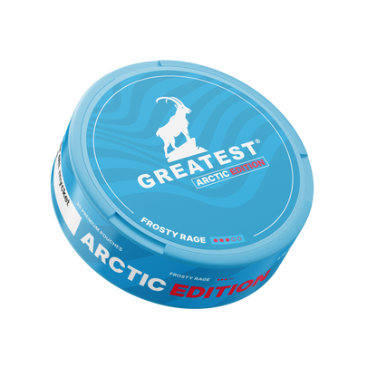 GREATEST Arctic Edition Frosty Rage 10MG Nicotine Pouches