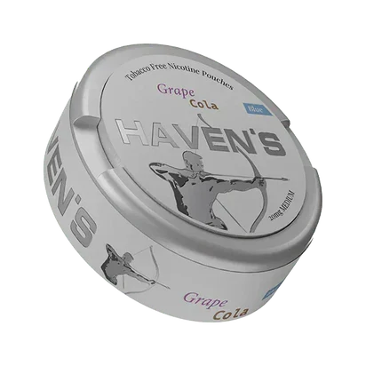 Havens Grape Cola Blue Nicotine Pouches