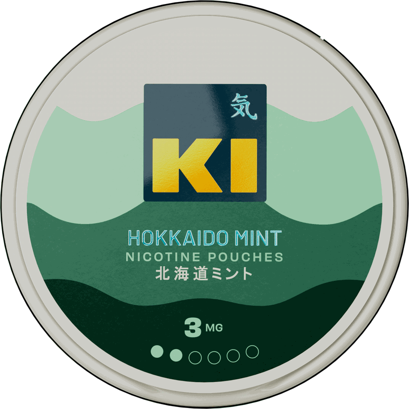 KI Hokkaido Mint 3MG Nicotine Pouches