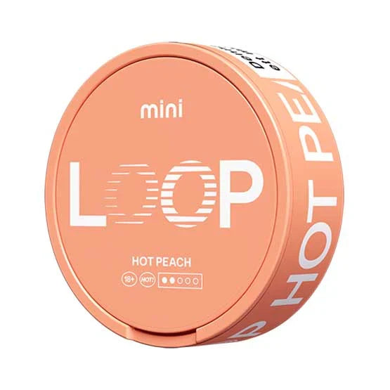 LOOP Hot Peach Mini 6.3MG Nicotine Pouches