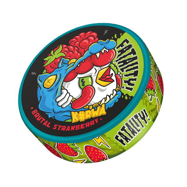 KURWA FATALITY Brutal Strawberry Nicotine Pouches