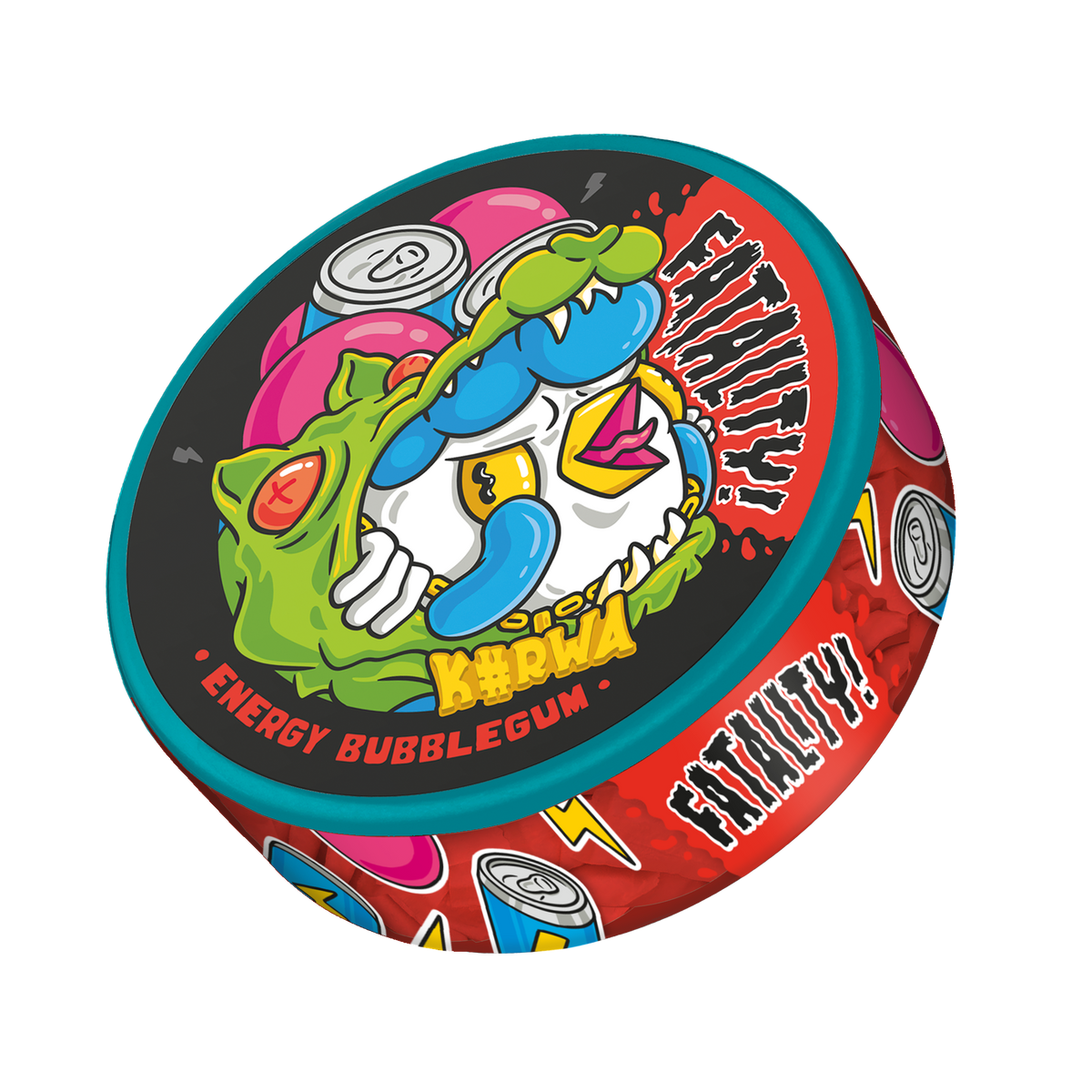KURWA FATALITY Energy Bubblegum Nicotine Pouches