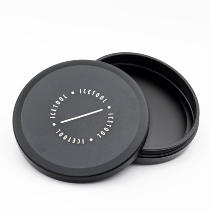 Icetool Slim Can Black Nicotine Pouches Refill Tin Open View
