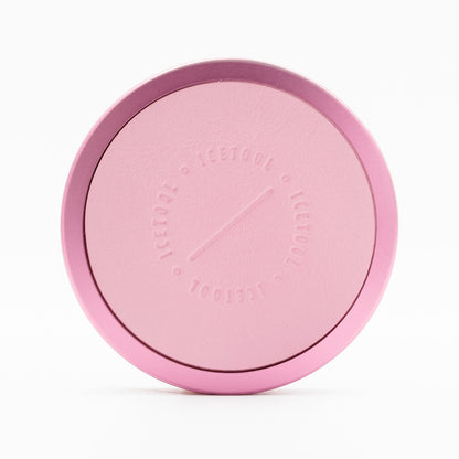 Icetool Slim Can Leatherface Candy Pink / Pink Powder Nicotine Pouches Refill Tin Front View