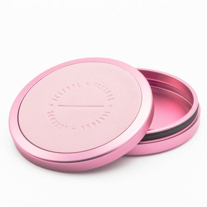 Icetool Slim Can Leatherface Candy Pink / Pink Powder Nicotine Pouches Refill Tin Open View