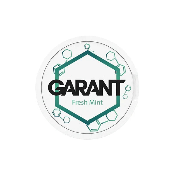 GARANT Fresh Mint 17.5MG (35MG/G) tobacco free nicotine pouches, 27 per can.