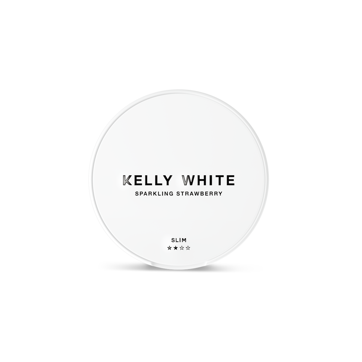 Kelly White Slim Sparkling Strawberry Nicotine Pouches