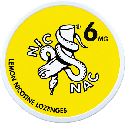 Nic Nac Lemon 6MG Nicotine Lozenges