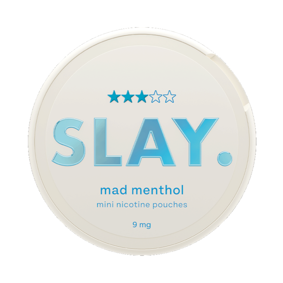 SLAY Mad Menthol 9MG Mini Nicotine Pouches