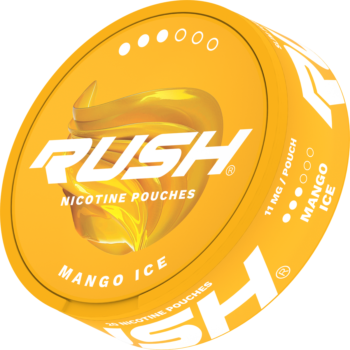 RUSH PRO Mango Ice 11MG Nicotine Pouches
