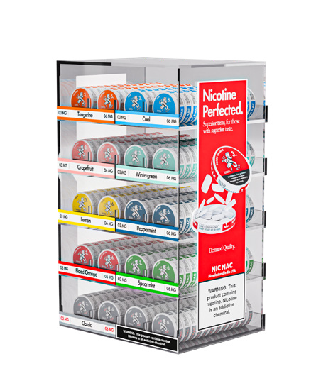 NIC NAC Nicotine Lozenge Display Stand (Large)