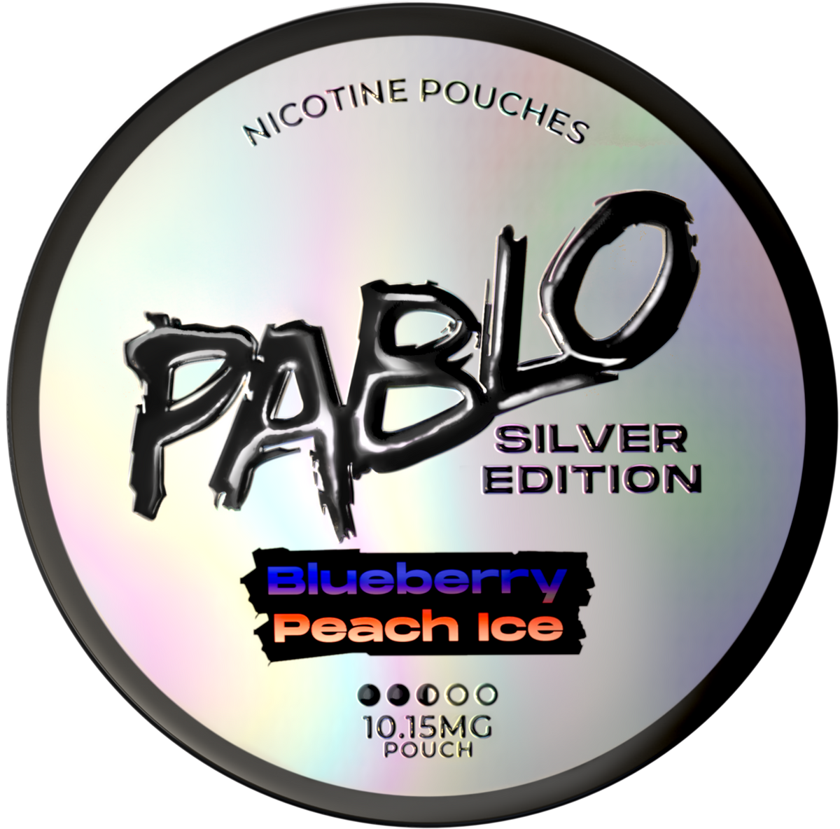 Pablo Silver Blueberry Peach Ice Nicotine Pouches