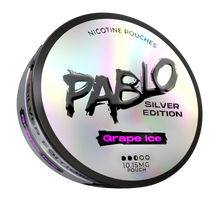 Pablo Silver Grape Ice Side View Nicotine Pouches