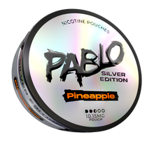 Pablo Silver Pineapple Side View Nicotine Pouches