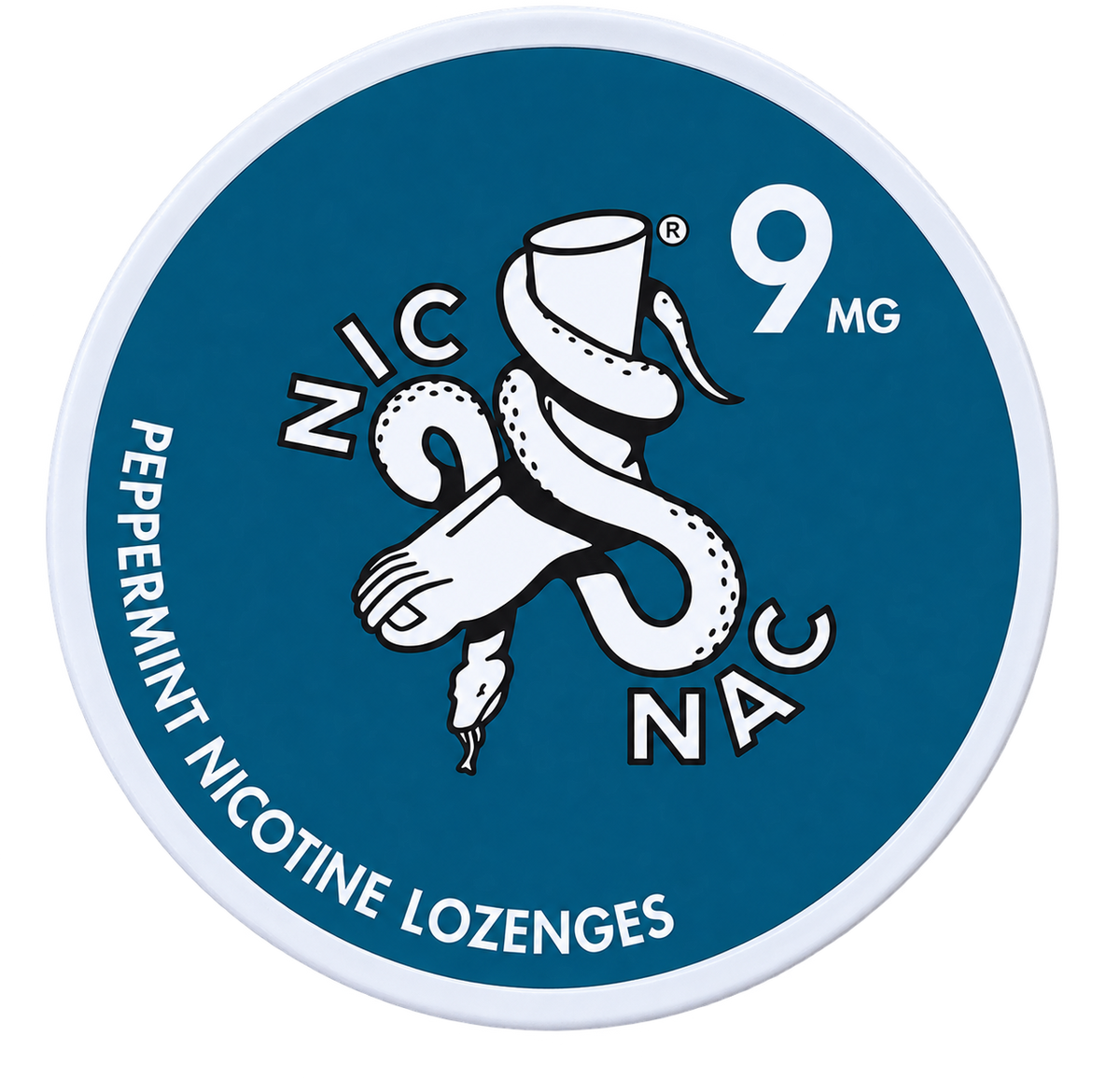 Nic Nac Peppermint 9MG Nicotine Lozenges 