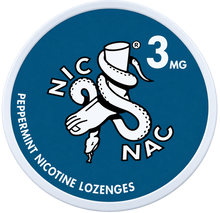 Nic Nac Peppermint 3MG Nicotine Lozenges