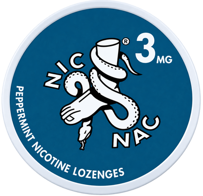 Nic Nac Peppermint 3MG Nicotine Lozenges