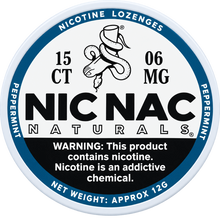 Nic Nac Naturals Peppermint 6MG Nicotine Lozenges