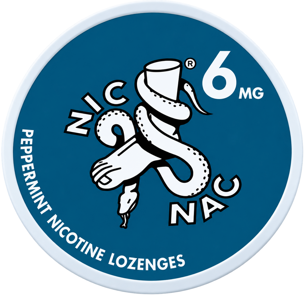 Nic Nac Peppermint 6MG Nicotine Lozenges