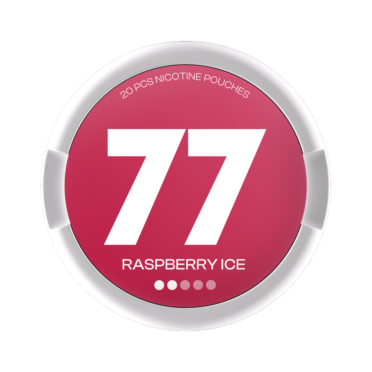 77 Raspberry Ice 5.2MG Nicotine Pouches