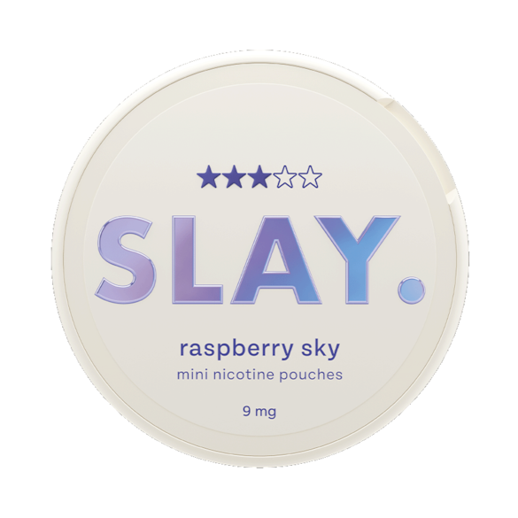SLAY Raspberry Sky 9MG Mini Nicotine Pouches